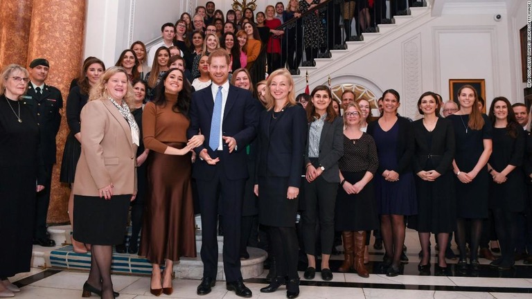 英ヘンリー王子とメーガン妃が、ロンドン市内のカナダ・ハウスを訪問した/WPA Pool/Getty Images Europe/Getty Images