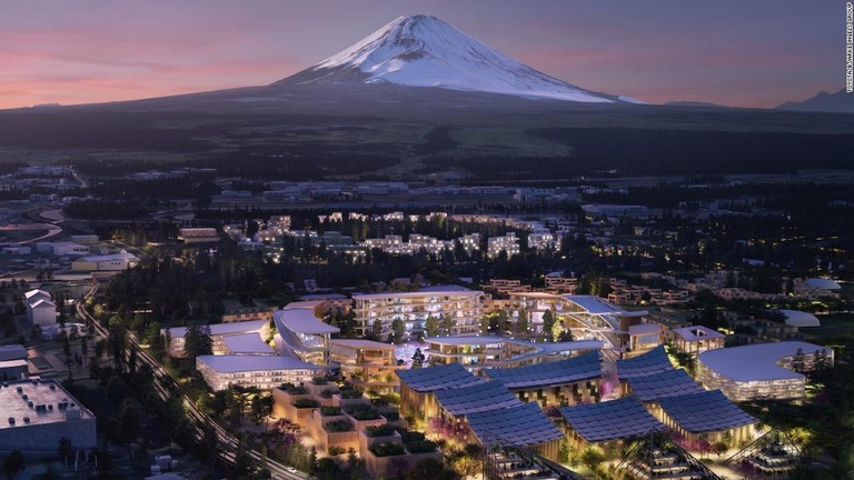 トヨタ自動車は「ウーブン・シティ」を富士山麓に建設すると発表した/Toyota/Bjarke Ingels Group