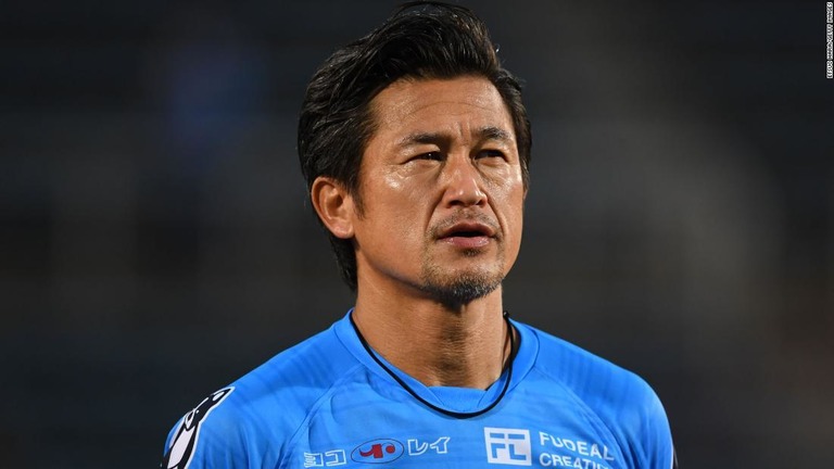 ５２歳の三浦知良選手が、来季Ｊ１を戦う横浜ＦＣとの契約を更新した/Etsuo Hara/Getty Images
