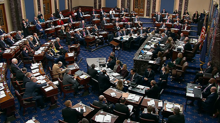 ウクライナ疑惑をめぐり、米上院で本格的な審議が始まった/Senate TV