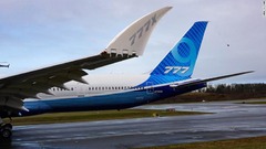 ７７７Xの主翼は単一の複合構造物としては世界最大級