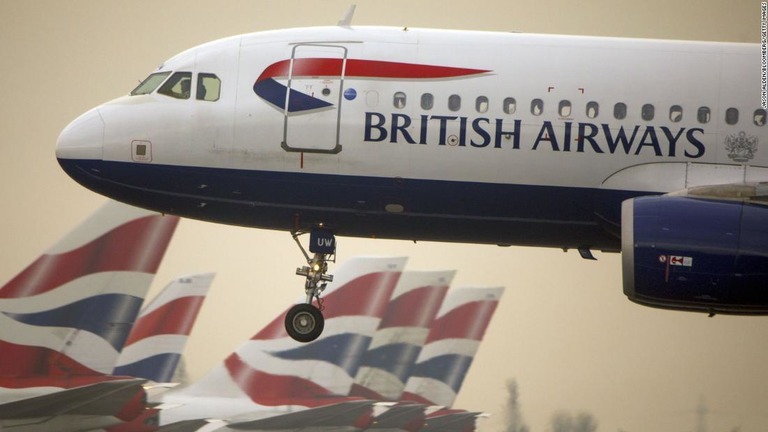 英ＢＡが、英国と中国本土を結ぶ全ての直行便を休止/Jason Alden/Bloomberg/Getty Images