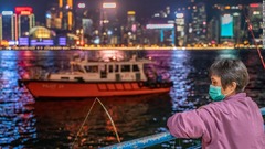 新型肺炎、香港で死者　中国本土以外では２人目