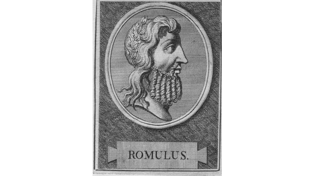 伝説によれば、ロムルスは王政ローマの建国者であり初代の王とされる/Hulton Archive/Getty Images