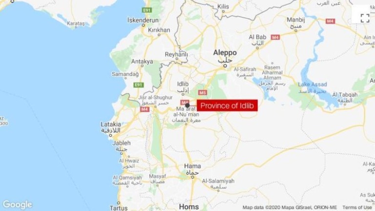 シリア北西部イドリブ県で、シリア政府軍の空爆により少なくともトルコ兵２９人が死亡/From Google