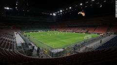イタリアでインテルとルドゴレツの対戦は無観客試合に＝２月２７日