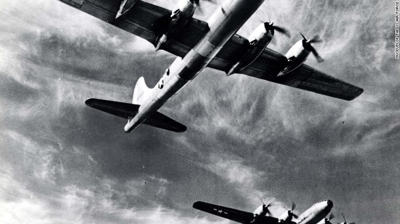飛行中のB29/Museum of the US Air Force
