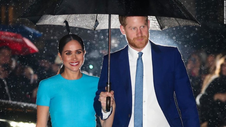 英ヘンリー王子とメーガン妃＝５日、英ロンドン/Chris Jackson/Getty Images