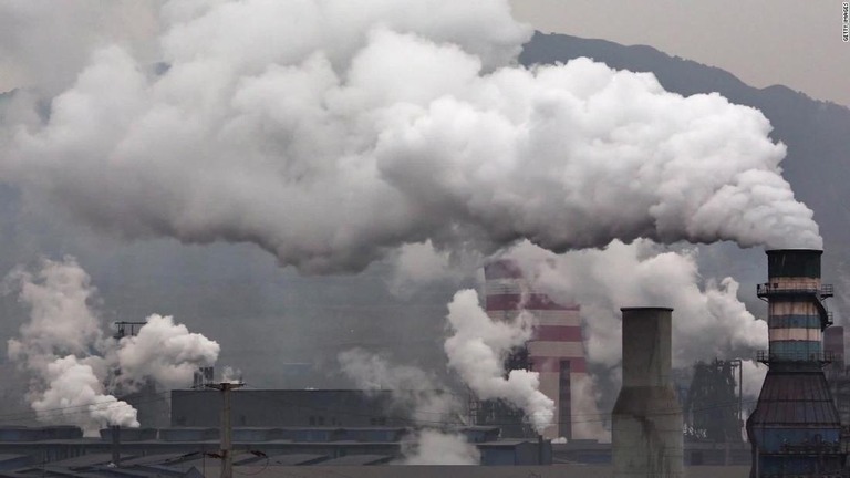 新型コロナによる中国の厳重な対策により、大気汚染が改善されたことがわかった/Getty Images