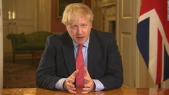 ジョンソン英首相、国民に自宅待機を指示　新型コロナ対応