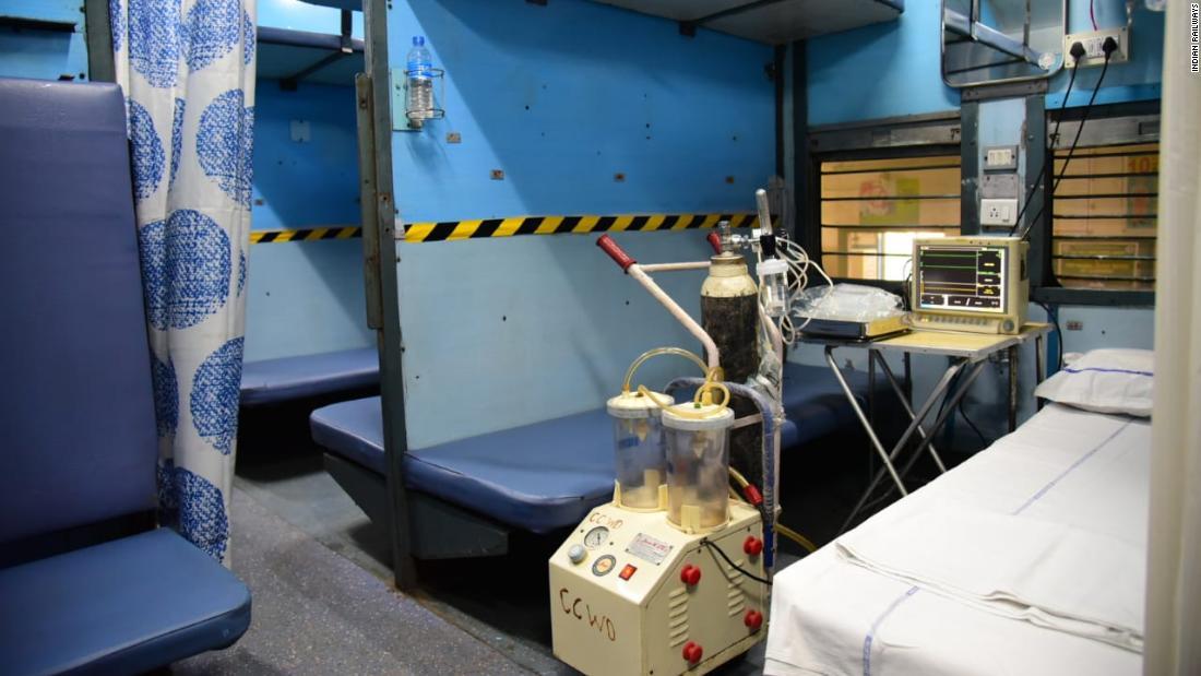 インド鉄道は、新型コロナウイルスの患者を収容するため、２万台あまりを隔離病棟に改修する/Indian Railways