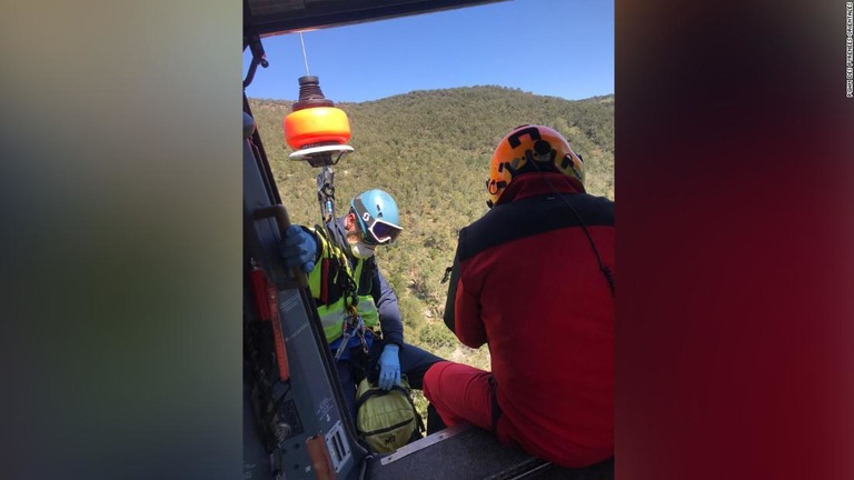 男性はピレネー山脈を越えてスペイン入りしようとしたところで遭難した/PGHM des Pyrénées-Orientales