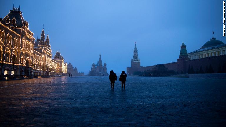 モスクワの赤の広場/Alexander Zemlianichenko/AP