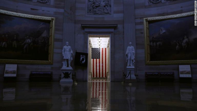 米国の国会議事堂＝３月１２日/Alex Wong/Getty Images North