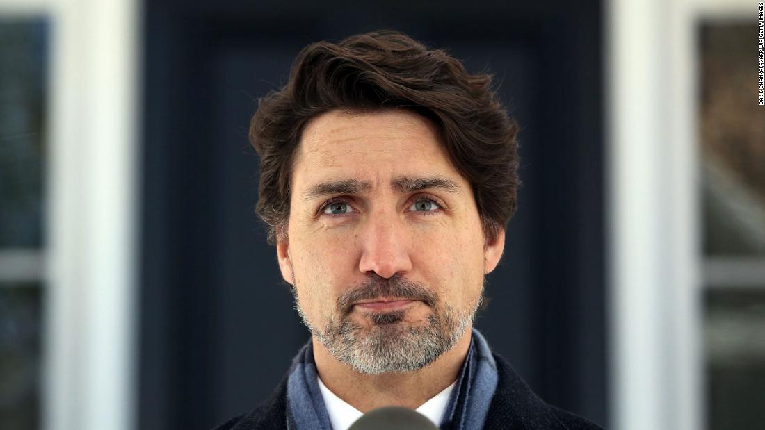 カナダのトルドー首相。銃規制を強化する意向を明らかにした/DAVE CHAN/AFP/AFP via Getty Images