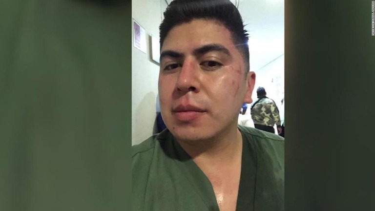 メキシコで襲撃事件の被害に遭う医療従事者が増加している/Facebook/Daniel Zamora