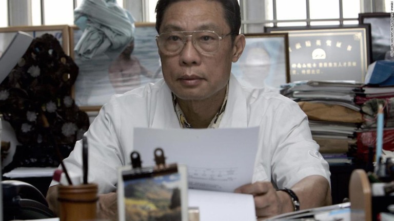 鍾南山氏。新型コロナ対策で中国政府の専門家チームのトップを務める/GOH CHAI HIN/AFP/AFP via Getty Images