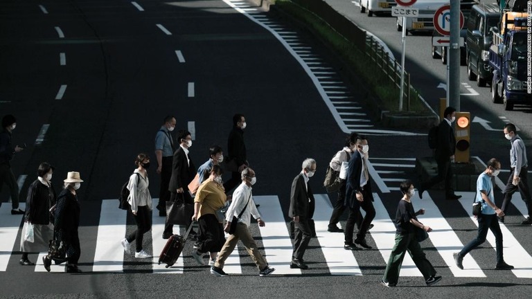 日本の１～３月期ＧＤＰは０．９％減と、２四半期連続のマイナス/Soichiro Koriyama/Bloomberg via Getty Images