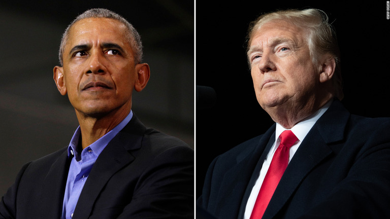 トランプ氏の在任中にオバマ氏の肖像画の除幕式が行われない可能性がある/Getty Images