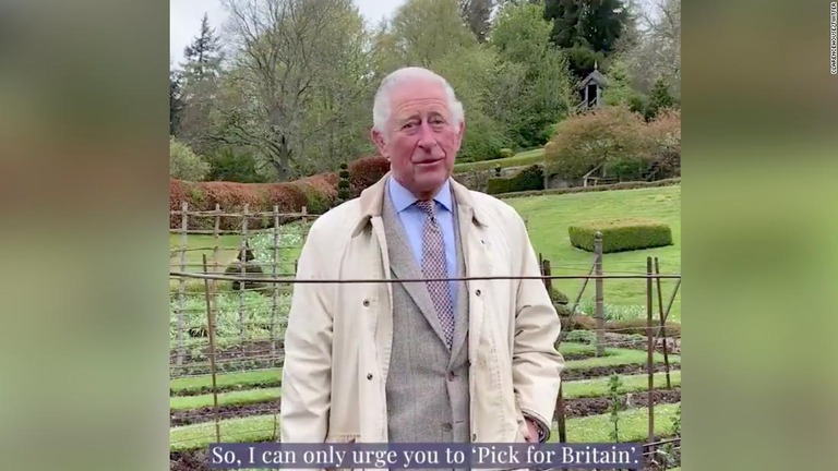 チャールズ皇太子が一時帰休者らに対し収穫作業の支援を呼びかけた/ClarenceHouse/Twitter