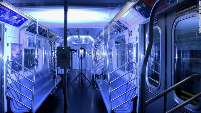 米ＮＹ市内の公共交通機関で新型コロナウイルスの殺菌試験を実施/Marc A. Hermann/MTA New York City Transit