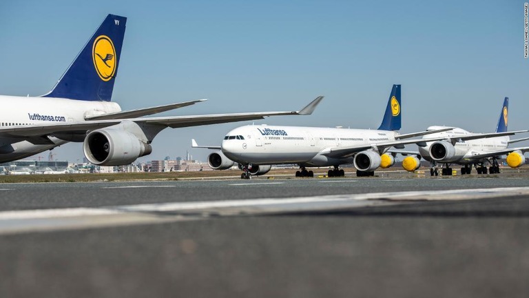ルフトハンザ航空がドイツ政府から公的支援を受ける/Thomas Lohnes/Getty Images 