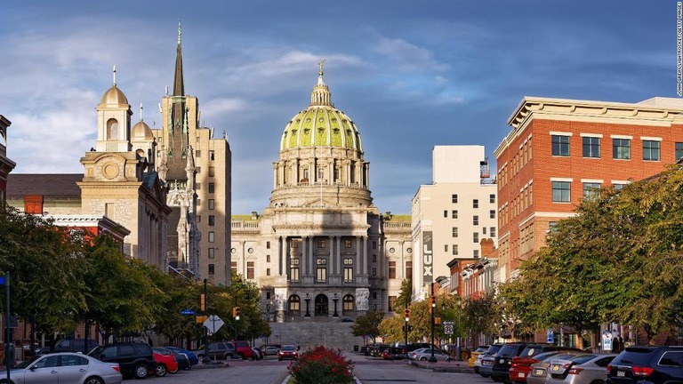 米ペンシルベニア州議会の議事堂/John Greim/LightRocket/Getty Images