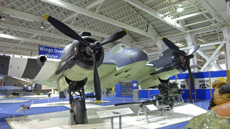 ロンドンの英空軍博物館に展示されている「ブリストル・ボーファイターＴＦ.Ｘ」/RAF Museum
