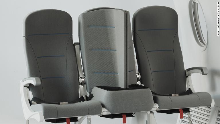「また人々に空の旅を楽しんでもらいたいし、そのときは機内で快適に過ごしてほしい」(マイルズ氏)/Courtesy Universal Movement
