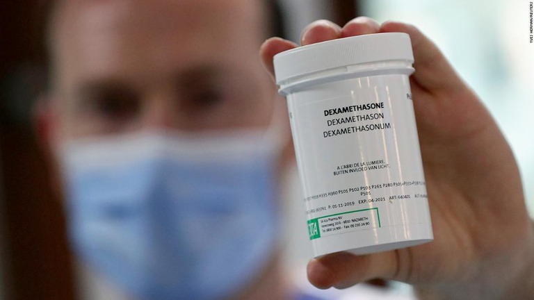 「デキサメタゾン」が新型コロナの死亡率を低下させるとする研究結果が発表された/Yves Herman/Reuters
