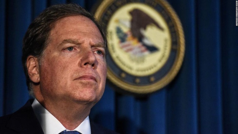 マンハッタン連邦地検のジェフリー・バーマン検事正が自ら辞任を明らかにした/Stephanie Keith/Getty Images