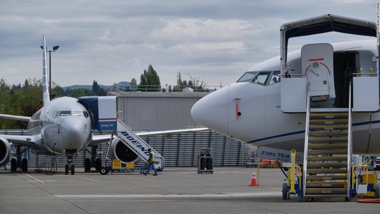 ボーイングの旅客機「７３７ＭＡＸ」の試験飛行が承認された/Stephen Brashear/Getty Images
