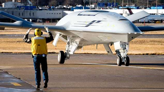 ボーイングの無人空中給油システムMQ25「スティングレイ」/Boeing