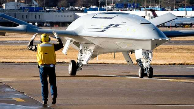 ボーイングの無人空中給油システムＭＱ２５「スティングレイ」/Boeing