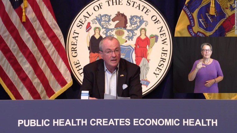 ニュージャージー州のマーフィー知事。記者会見でパーティーを非難した/From Facebook/Governor Phil Murphy
