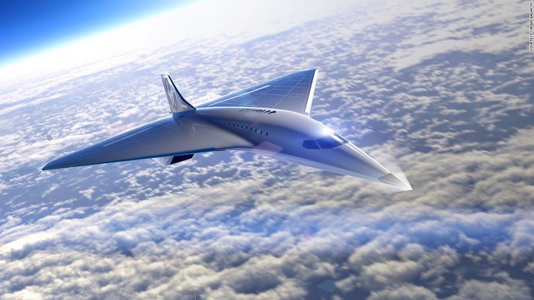 ヴァージン・ギャラクティックはマッハ３で飛ぶ超音速旅客機の初期設計案を発表/Courtesy Virgin Galactic