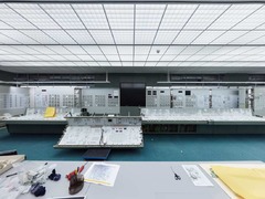 エッセンにあるシミュレーション用の制御室