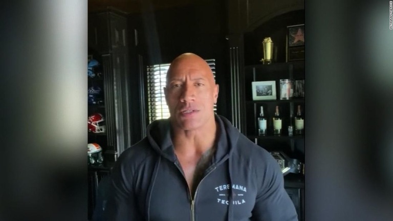 米俳優のＤ・ジョンソンさん。家族がコロナ感染から快方に向かっていると語った/Instagram/therock