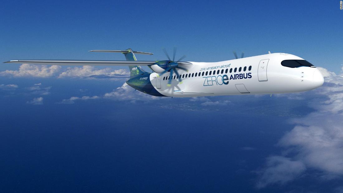 Cnn Co Jp 水素燃料で飛行する旅客機 ２０３５年までに実用化へ 欧州エアバス