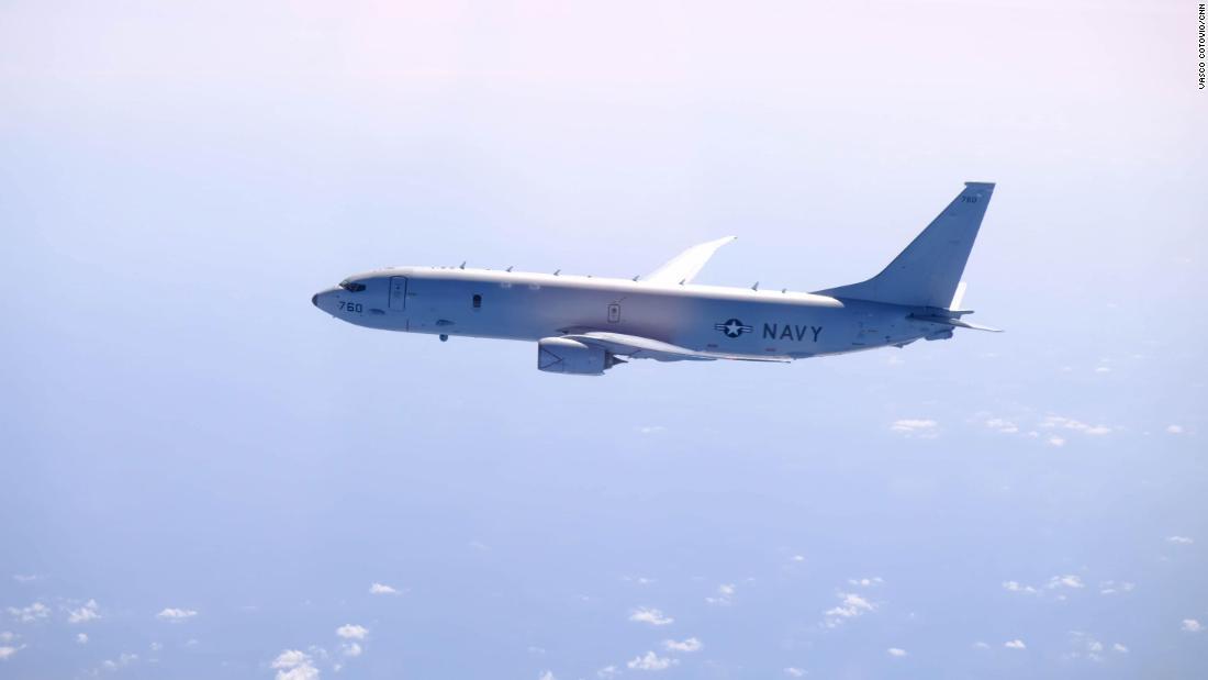 多用途海洋哨戒機「P8Aポセイドン」。対潜戦闘や監視、偵察、捜索・救助活動を専門とする/Vasco Cotovio/CNN