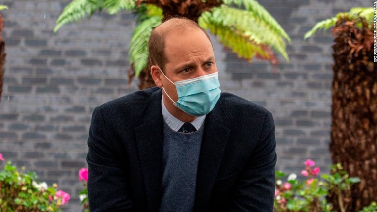 ロンドンの病院を訪れた際のウィリアム王子＝１０月２１日/WPA Pool/Getty Images Europe/Getty Images