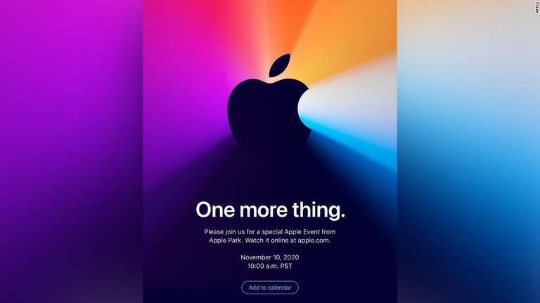 アップルから記者に届いた招待状には「One More Thing」のタイトルがあった/Apple