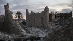 ギリシャのサモス島でも建物が倒壊