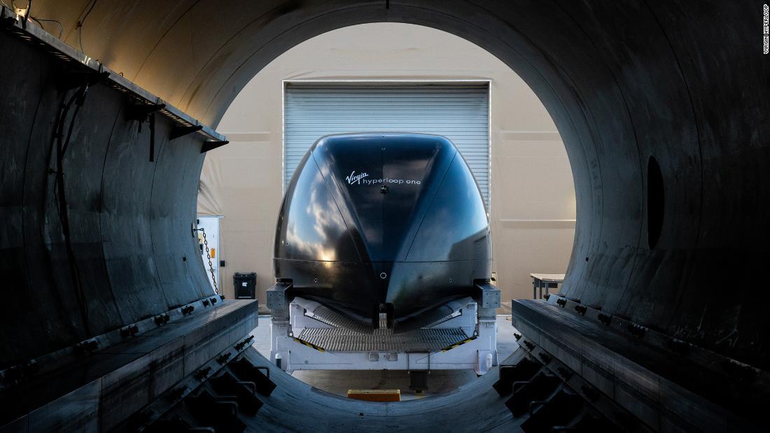 ２０２５～２６年には技術的な承認を得る予定を立てている/Virgin Hyperloop 