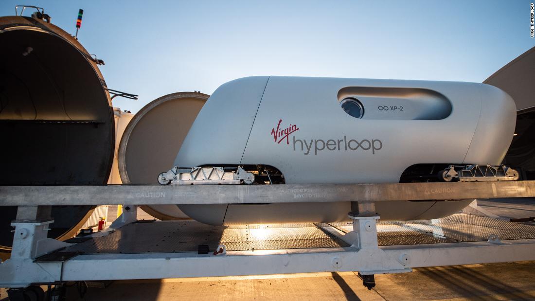 ヴァージン・ハイパーループ・ペガサスの車体/Virgin Hyperloop 