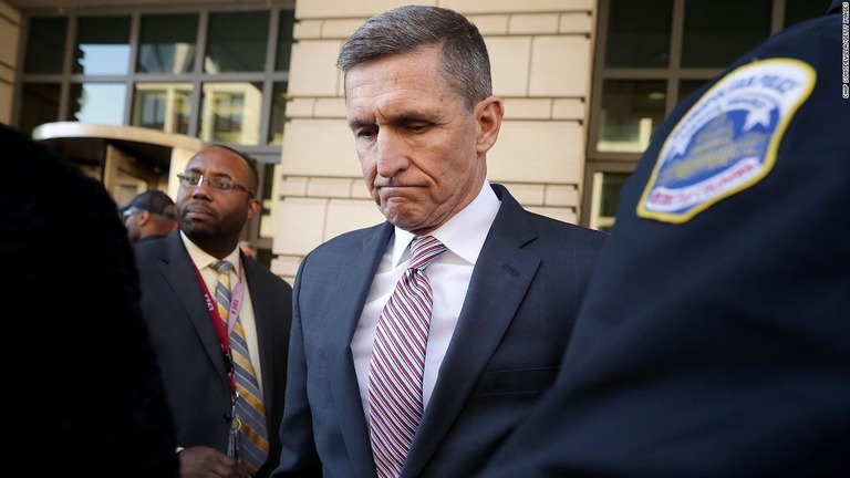 ホワイトハウスが元大統領補佐官のマイケル・フリン被告の恩赦を検討しているという/Chip Somodevilla/Getty Images