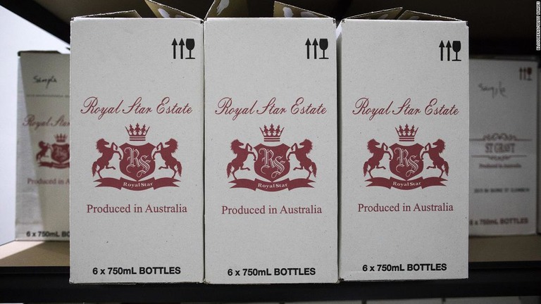 中国がオーストラリア産のワインに追加関税を課すると発表した/Bloomberg/Getty Images