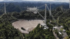 アレシボ天文台、解体を前に崩壊　５７年の観測に幕