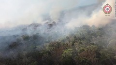世界最大の砂の島で大規模な森林火災、記録的熱波のオーストラリア