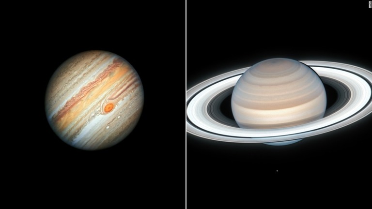 木星と土星が最接近し２１日に「コンジャンクション」と呼ばれる現象が起きる/NASA